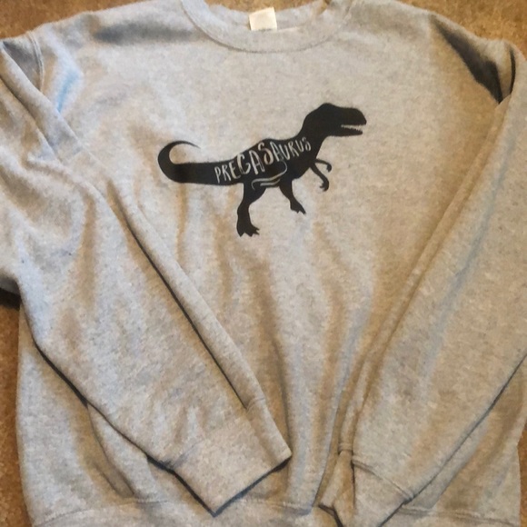 Other - pregasaurus Rex Funny maternity sweater